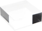Plymor Clear Polished Acrylic Square Display Block, 1.5' H x 4' W x 4'D (2 Pack)
