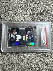 2010 Jason Heyward/Stephen Strasburg Bowman Sterling Dual Relic PSA 8.5 Black/25 - Picture 1 of 2