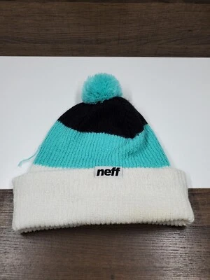 NEFF Gorro Bloque de Color con Pom Sombrero de Esquí Cálido Talla Única Reloj Gorra Calavera Tejida Foto 1 de 4