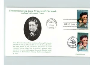 JOINT ISSUE, John McCormack, IRELAND's Greatest Tenor, U.S. and Ireland stamps a - Picture 1 of 1
