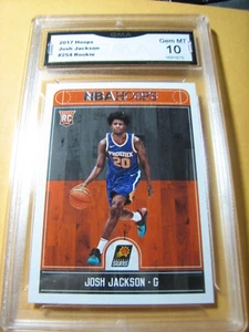 JOSH JACKSON SUNS 2017 HOOPS ROOKIE RC # 254 GRADO 10 L@@K - Foto 1 di 1