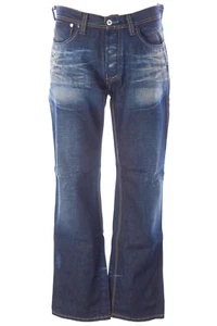 BLUE BLOOD Men's Sole NW Whisker Wash Denim Jeans MDGS0720 $250 NWT - Picture 1 of 2