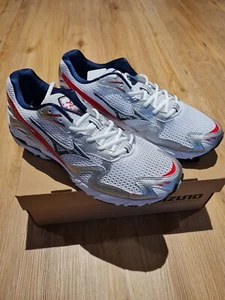 Mizuno Wave Rider 10 OG, Size 42,5 (White / Insignblue / High Risk Red) - Bild 1 von 3