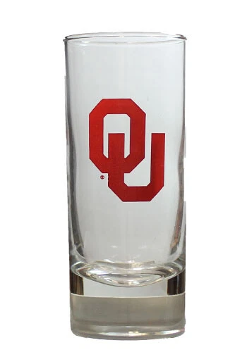 Oklahoma Sooners NCAA 2,5 oz Boelter Brands Cordial Hype Shot Glass  Foto 1 de 1
