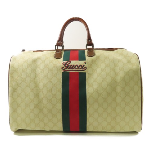 GUCCI GG SHW Boston borsa borsa da viaggio 169688 tela rivestita