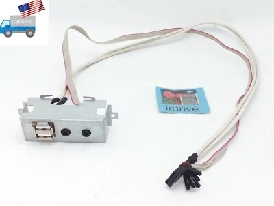 Front Panel Dual USB, Audio/MIC Port PCB Ersatz Tower PC Gehäuse Montagekabel - Bild 1 von 4
