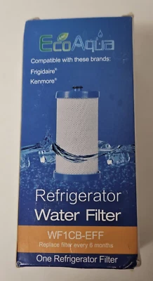 Новый водяной фильтр для холодильника EcoAqua WF1CB-EFF для Frigidaire Kenmore - Изображение 1 из 4