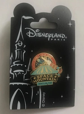 Prendedor de colección Space Mountain Disneyland París Disney De la Terre a la Lune Foto 1 de 4