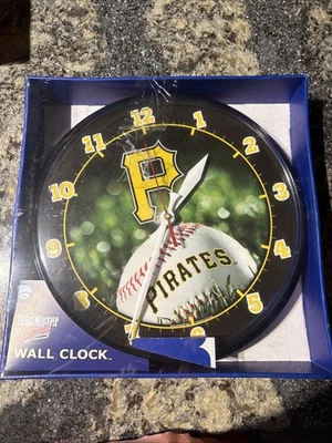 PITTSBURGH PIRATES Baseball MLB Round 12" Clock Wincraft  "New" - Image 1 of 4