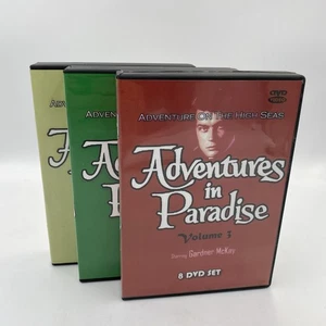 DVD Gardner McKay High Seas AVENTURAS EN EL PARAÍSO Volumen 1,2 y 3 RARO FUERA DE STOCK - Imagen 1 de 11
