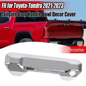 Rear Exterior Tailgate Door Handle Bowl Cover Trim For Toyota Tundra 2022-2025 * - Picture 1 of 13