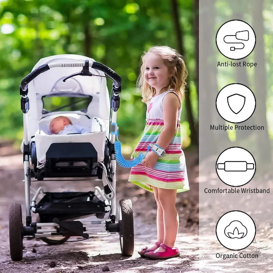 Anti Lost Toddler Wrist Reins, Toddler Safety Harness Walking Leash, Anti-Lost - Image 1 of 4