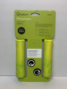 Empuñaduras Ergon GXR MTB amarillo lava/verde, pequeñas ~ ergonómicas, soporte mejorado NUEVO - Imagen 1 de 9