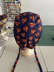 Superman Scrub Hat - Picture 1 of 2