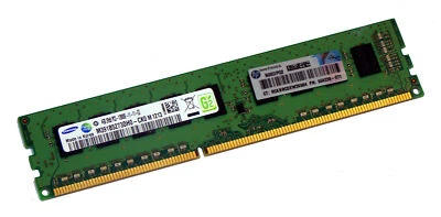 669322-B21 HP 4GB 2Rx8 PC3-12800E DDR31600 RAM 669238-071 684034-001 - Image 1 of 4