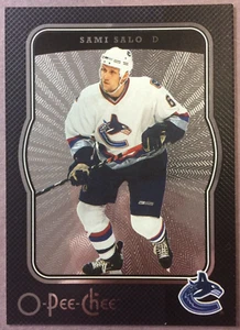 2007-08 O-Pee-Chee Black Parallel #469 Sami Salo Vancouver Canucks 009/100 - Foto 1 di 2