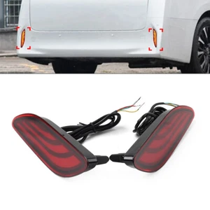 Rear Bumper Light Brake Turn Signal Light Red For Toyota Alphard Vellfire 23-24 - Picture 1 of 14