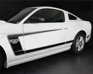 Fits Ford Mustang Side Stripes Graphics Any Year Any Model Decals Accent - Picture 1 of 4