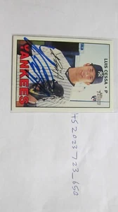 2016 Topps Heritage Luis Cessa signed baseball card - Picture 1 of 2