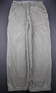 Pantaloni vintage uomo Arizona falegname velluto a coste verde taglia 36x32 (Msr 35x30) - Foto 1 di 9