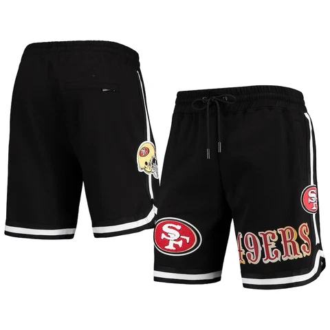 Men's San Francisco 49ers Fans 2023 Loose Workout Sports Jogging Training Shorts Cover