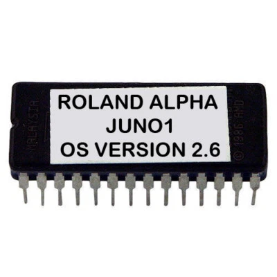Roland Alpha Juno 1 Latest OS V 2.6U Update Upgrade Firmware EPROM Juno1 ROM - Image 1 of 2