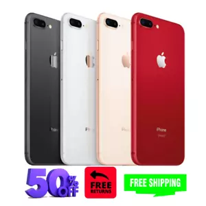 Apple iPhone 8 Plus 64GB Unlocked Red Gold Space Gray - Verizon AT&T T-Mobile - Picture 1 of 7