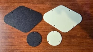 Gibson USA Les Paul Rear Cavity Cover Replacement Set - Black or Cream -NEW- - Picture 1 of 13