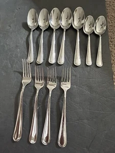 Mikasa Virtuoso Glossy 18/10 Stainless 11 Piece Flatware Spoons/Forks - Picture 1 of 5