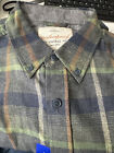 Weatherproof Vintage Men's Lightweight Plaid Flannel Long Sleeves Shirt