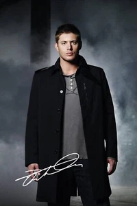 Jensen Ackles Supernatural signed Autogramm 6x4 Inch Pre Print Unterschrift FOTO - Bild 1 von 2