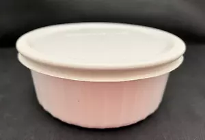 Corning Ware French White F-16-B 500mL Round Casserole Dish Ramikin With Lid - Picture 1 of 6