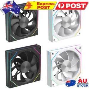12cm RGB Case Fans 5V-3PIN Quiet Cooling Fan 1800RPM Speed for PC Computer Case - Afbeelding 1 van 24