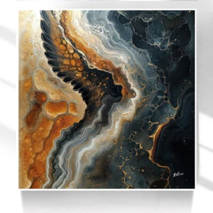 Leinwand Bild Abstrakt Bunt Design Gemälde Wandbilder XXL Wohnzimmer Modern 7546 - Bild 1 von 8