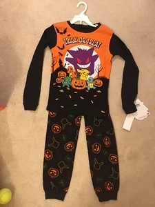 Halloween Pokémon Pikachu Character Pajamas Size 12 (Fits like an 10) Med - Picture 1 of 4