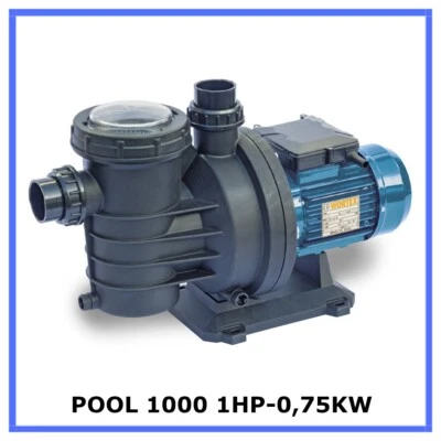 Pompa per piscina elettropompa autoadescante elettrica fuoriterra pool1000 1HP - Immagine 1 di 4