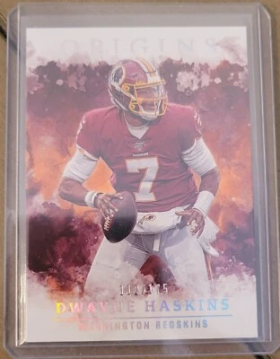 Dwayne Haskins 2020 Origins #17 ORANGE SP /175 - Image 1 of 2