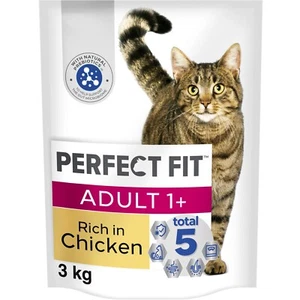 3kg Perfect Fit Advanced Nutrition Adult Complete Dry Cat Food Chicken 4x750g - Picture 1 of 12