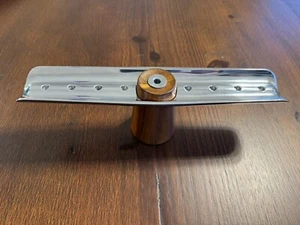 Brand New Nambe Classic Menorah for Chanukah (Metal and Wood) - Picture 1 of 6