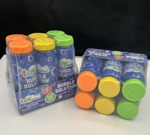 Bubble Solution surprise toy in every bottle Toy Mendous Birthday Party 12 Pack - Picture 1 of 3