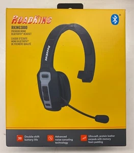 RoadKing RKING3000 Premium Noise-Canceling Mono Bluetooth 5.0 - Picture 1 of 4
