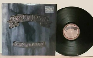 BON JOVI New Jersey LP VG+ Orig 1988 Polygram 8363451 Vinyl Promo Plays Well - Picture 1 of 4