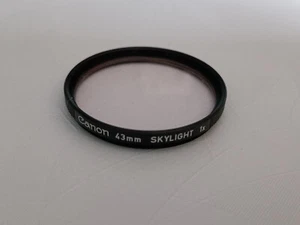 Filtre Canon 43mm Skylight 1x - Photo 1 sur 2