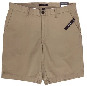 Pantalones Cortos Para Hombre MICHAEL KORS Caqui Tostado Algodón + Chino Etiquetados 32 NUEVOS CON ETIQUETAS NUEVOS - Imagen 1 de 5