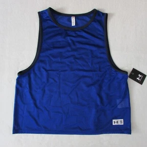 Under Armour débardeur femme en maille bleue lecture rétro 1372383 400 - Photo 1/6