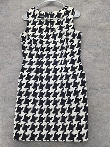 ALYX Dress Womens 4 Sleeveless Black White Houndstooth - Picture 1 of 7