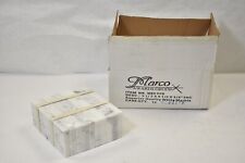 Marco Awards Group White Asian Marble Columns 3-Hole Countersunk In Line 12 Pack
