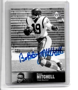 BOBBY MITCHELL 1997 UPPER DECK NFL LEGENDS CERTIFIED AUTOGRAPH - Picture 1 of 1