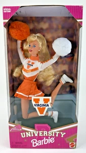 1996 Virgina University Cheerleader Barbie Vintage New Special Edition - Picture 1 of 10