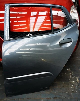 HYUNDAI I10 08-09-10-11-12-13 PASSENGER SIDE REAR BARE DOOR SHELL GREY  - Image 1 of 2